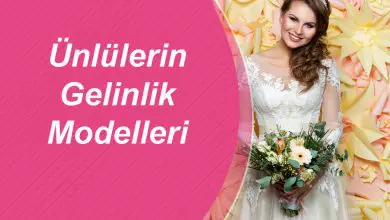 Ünlülerin Gelinlik Modelleri