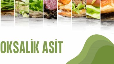 Oksalit asitli gidalar